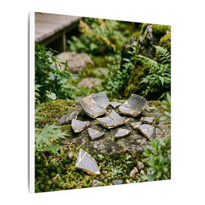 Summer Broken Pottery Gold Repair Canvas Art | Resilient Decor