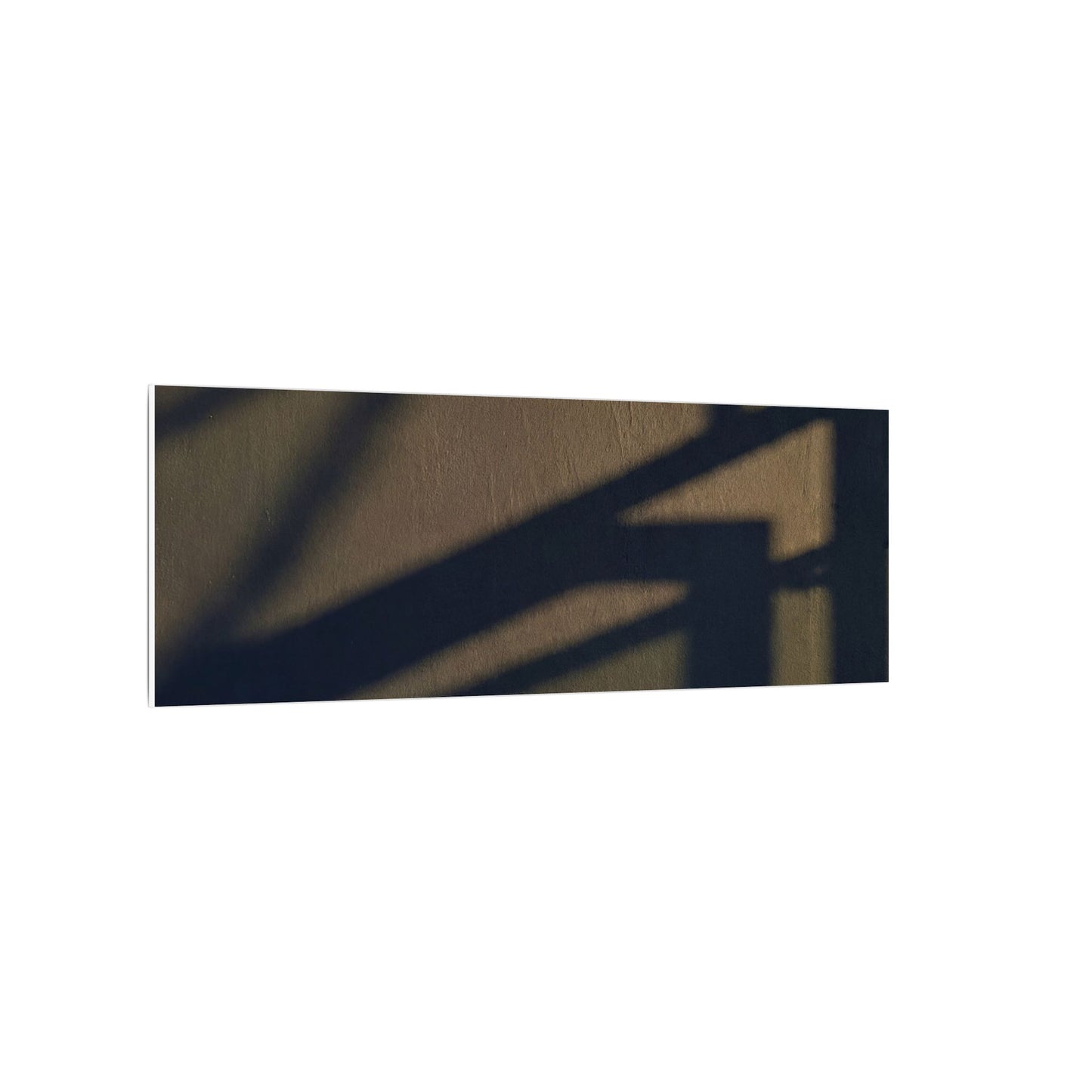 Sophisticated Shadow Play Canvas Art - Moody Minimal Dark Japandi