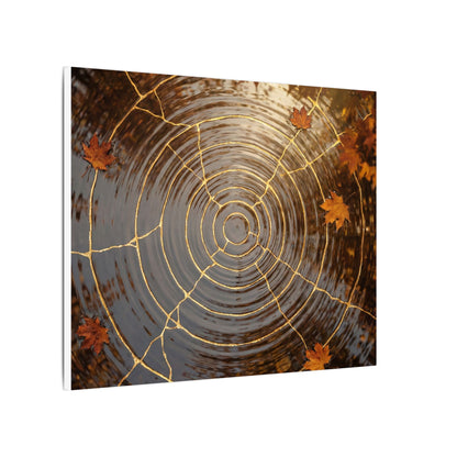 Artful Water Ripple Canvas Art - Gold Vein Kintsugi