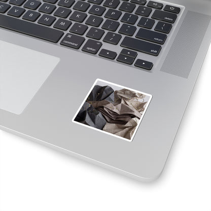 Paper Fold Spring Sticker | Japandi Elegant Design