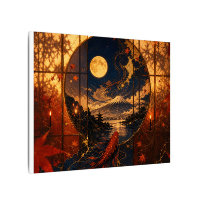 Beautiful Shoji Screen Canvas Art - Gold Vein Kintsugi