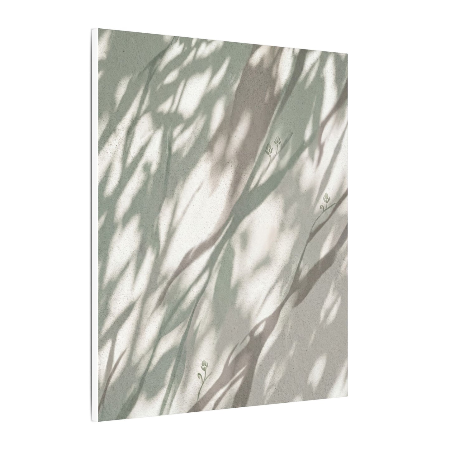 Japandi Shadow Play in Dappled | Japanese Pattern Canvas Art