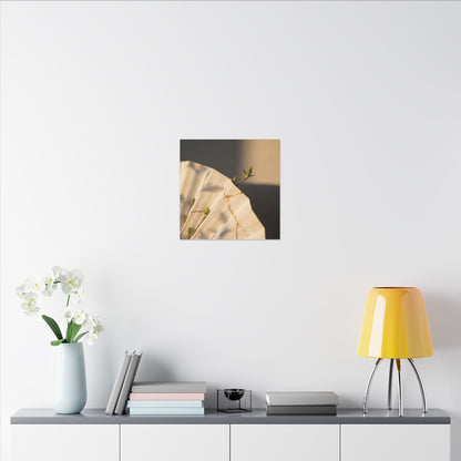 Paper Fold Gold Vein Canvas Art | Healing Kintsugi Art