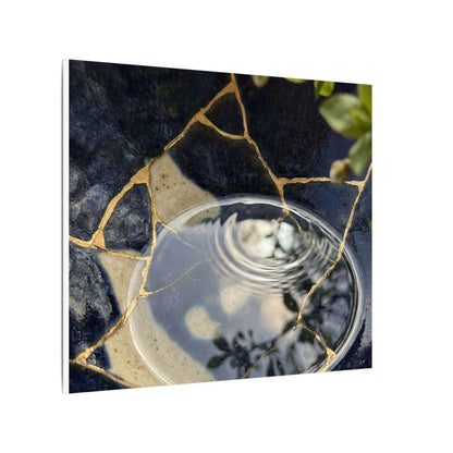 Water Ripple Spring Canvas Art | Kintsugi Beautiful Design