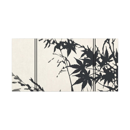 Shoji Screen Canvas Art | Summer Japandi Minimal Line Art