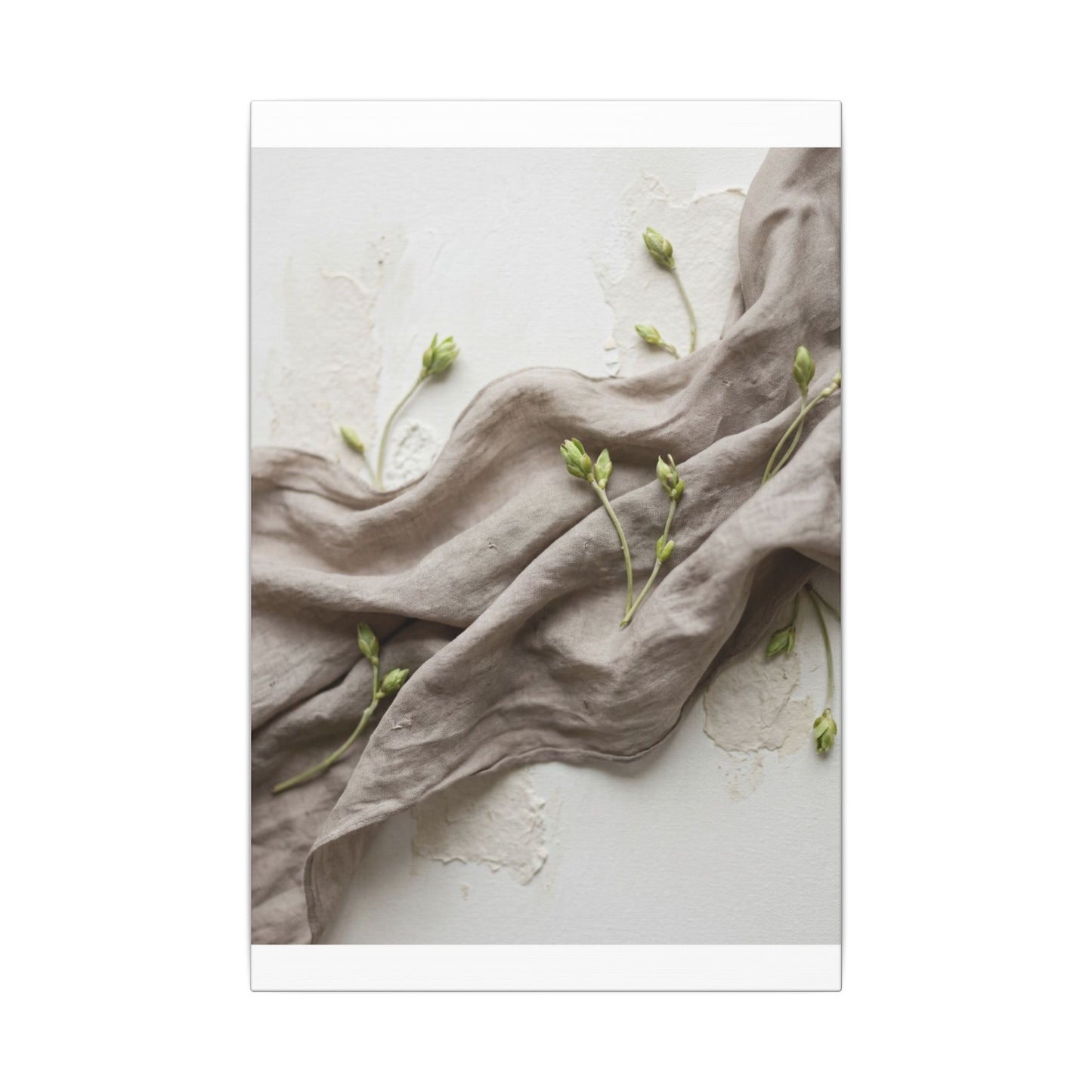 Overcast Silk Drape Canvas Art - Japandi Ma