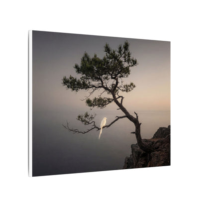Dawn Pine Tree Canvas Art - Dark Japandi Datsuzoku