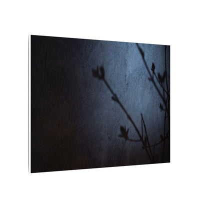 Shadow Play Canvas Art | Spring Dark Japandi Moody Minimal Art