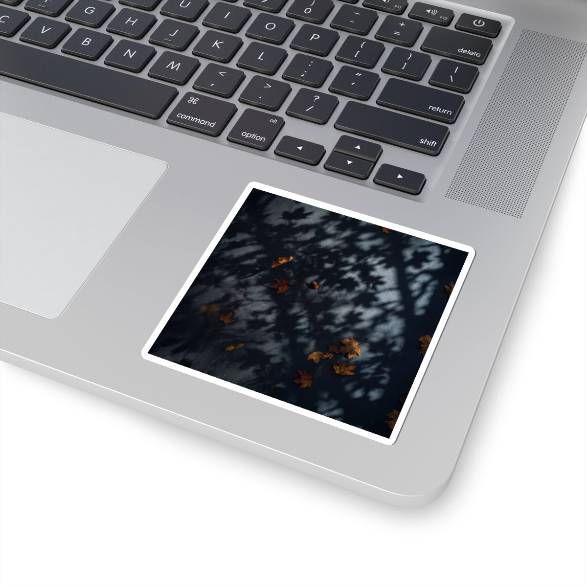 Shadow Play Sticker | Autumn Dark Japandi Shadow Zen Art Art Print