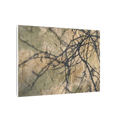 Japandi Shadow Play in Golden Hour | Texture Canvas Art