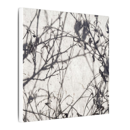 Winter Shadow Play Japanese Pattern Canvas Art | Elegant Decor