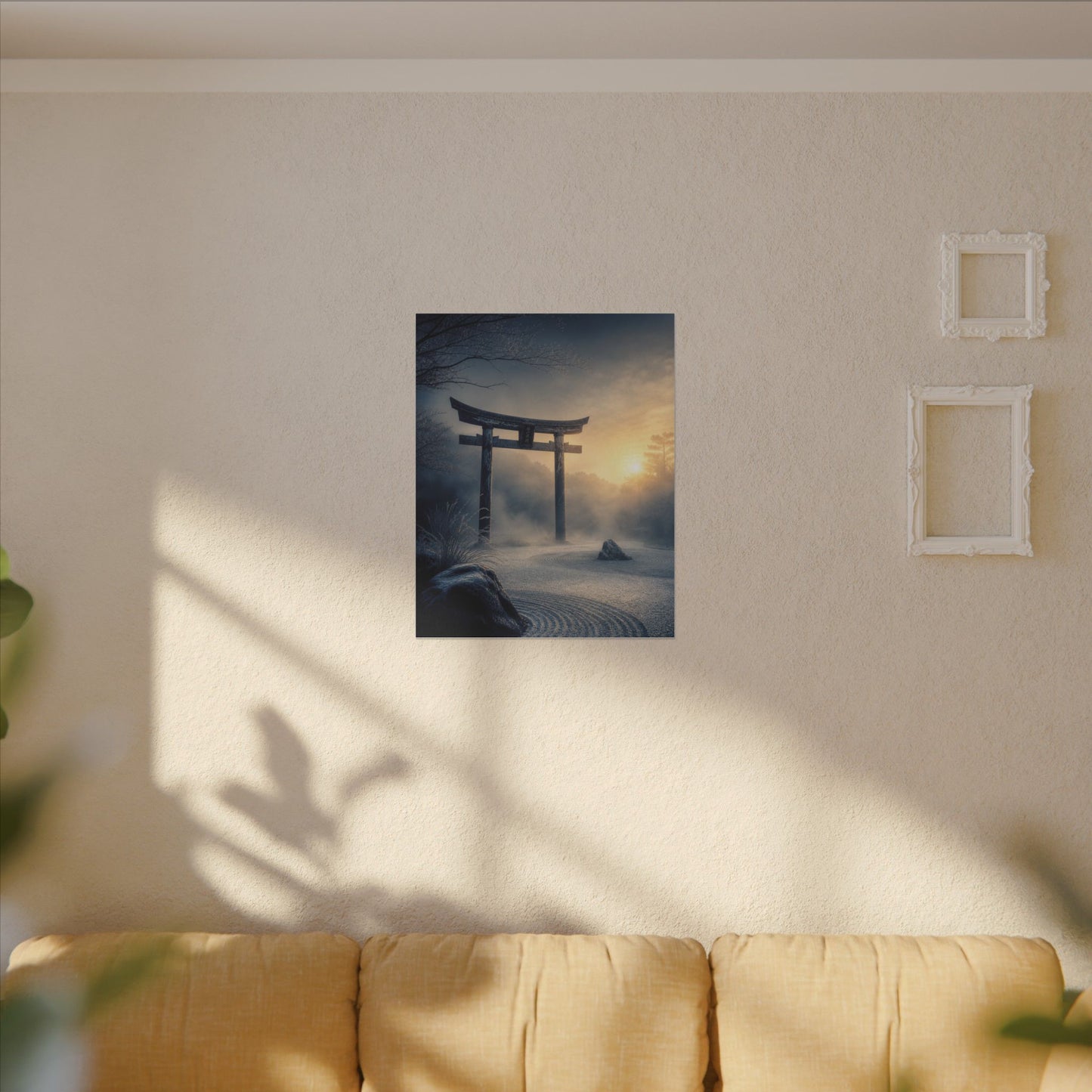 Zen Torii Gate in Golden Hour | Karesansui Canvas Art