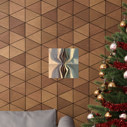 Kanso Paper Fold Wall Art Print - Japandi Minimal Line