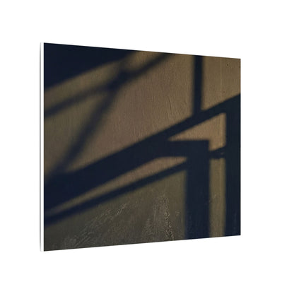 Sophisticated Shadow Play Canvas Art - Moody Minimal Dark Japandi