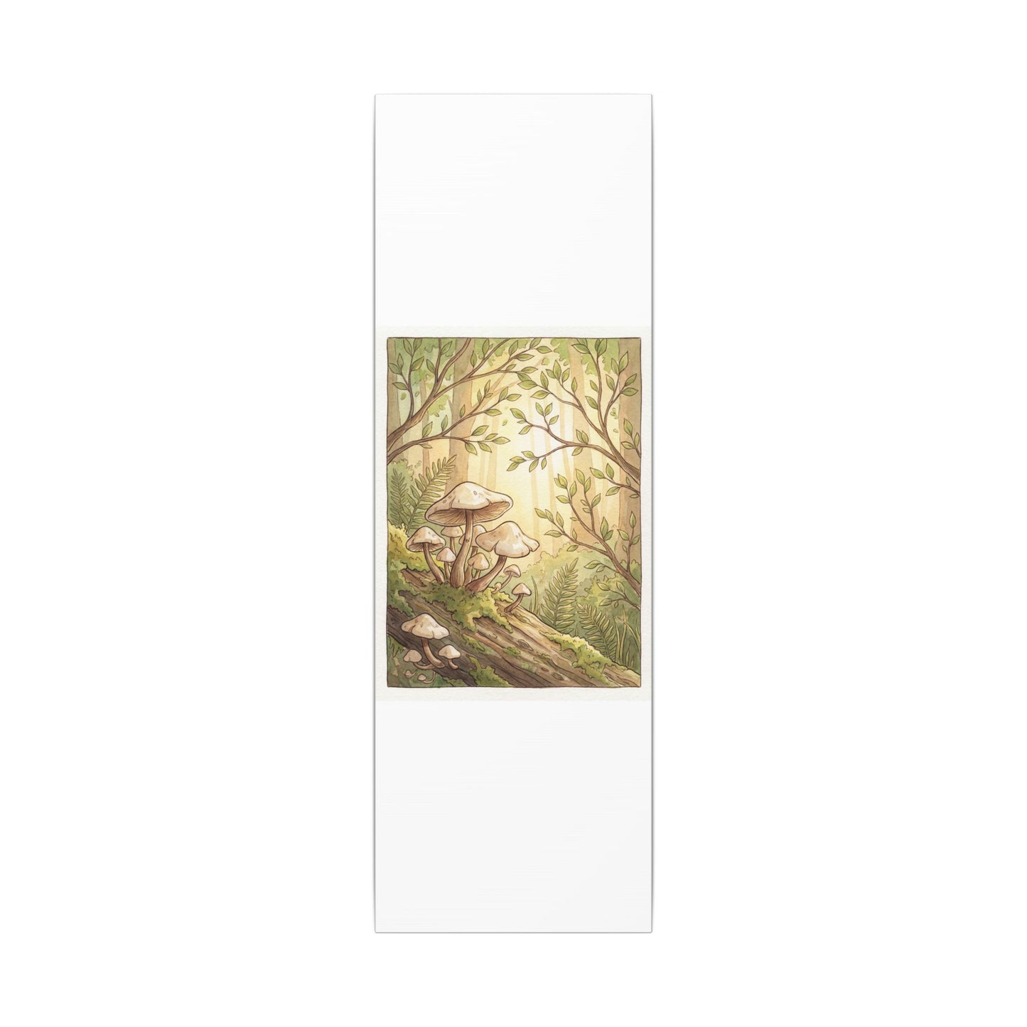 Spring Wild Mushrooms Mushroom Illustration Canvas Art | Cozy Decor