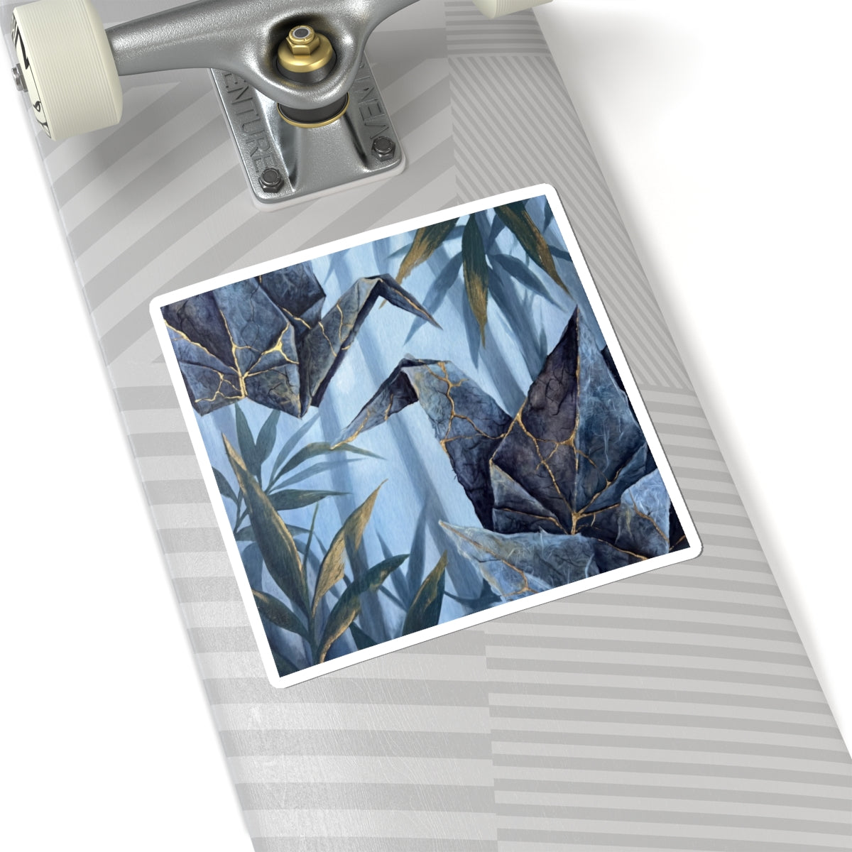 Paper Fold Summer Sticker | Kintsugi Artful Design Art Print