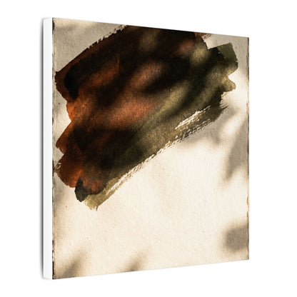 Ink Brushstroke Canvas Art | Summer Dark Japandi Moody Minimal Art