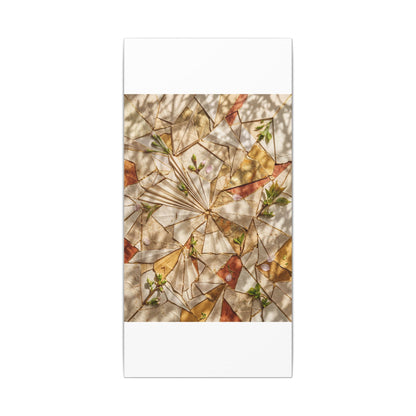 Resilient Paper Fold Canvas Art - Gold Repair Kintsugi