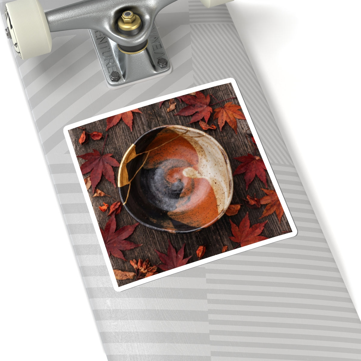 Autumn Ceramic Bowl Broken Beauty Sticker | Healing Decor