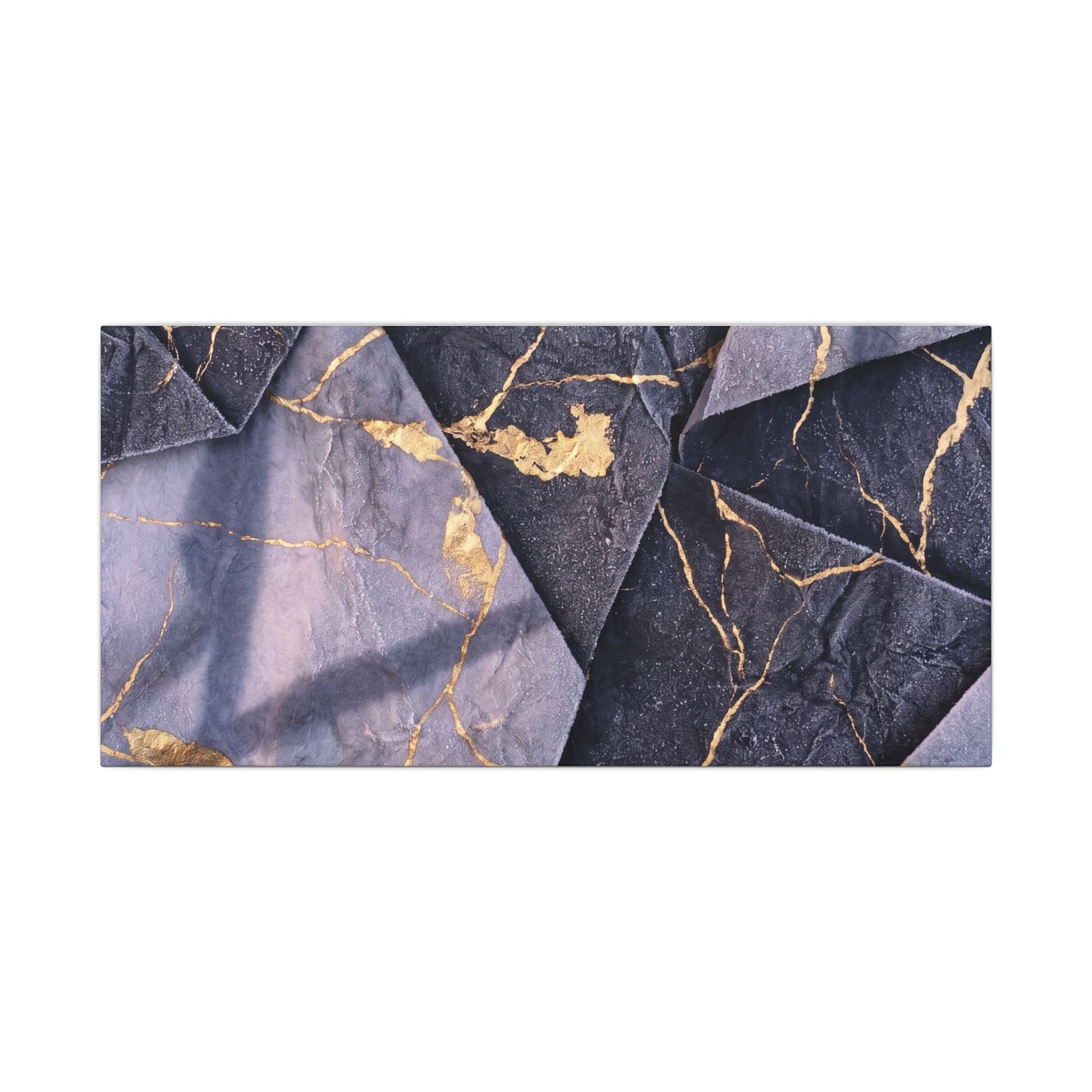 Seijaku Paper Fold Canvas Art - Kintsugi Gold Vein