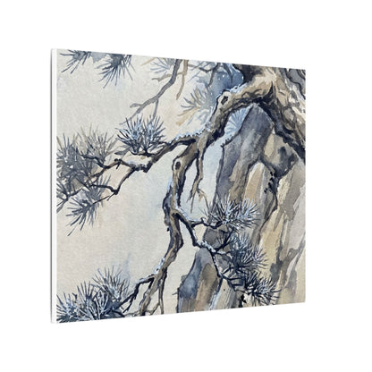 Moonlight Pine Tree Canvas Art - Japandi Seijaku