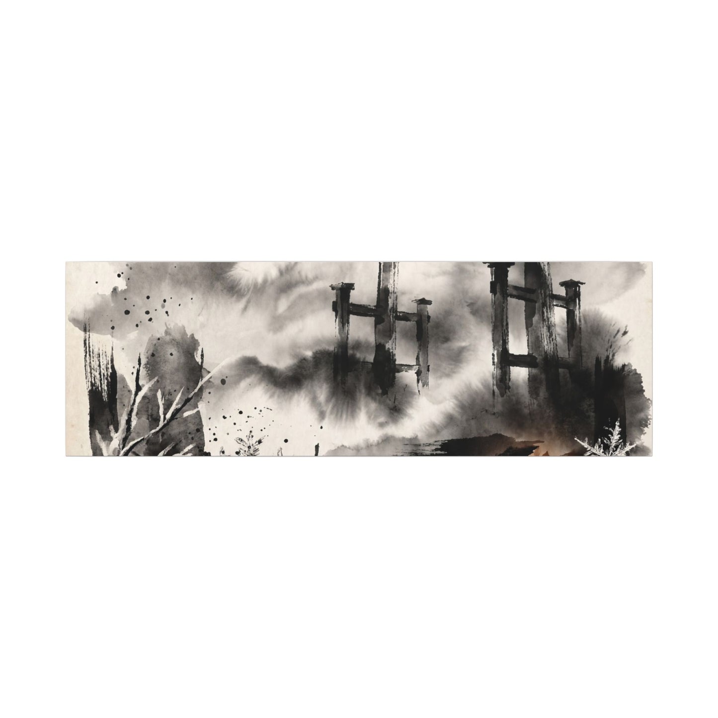 Candlelight Torii Gate Canvas Art - Zen Datsuzoku