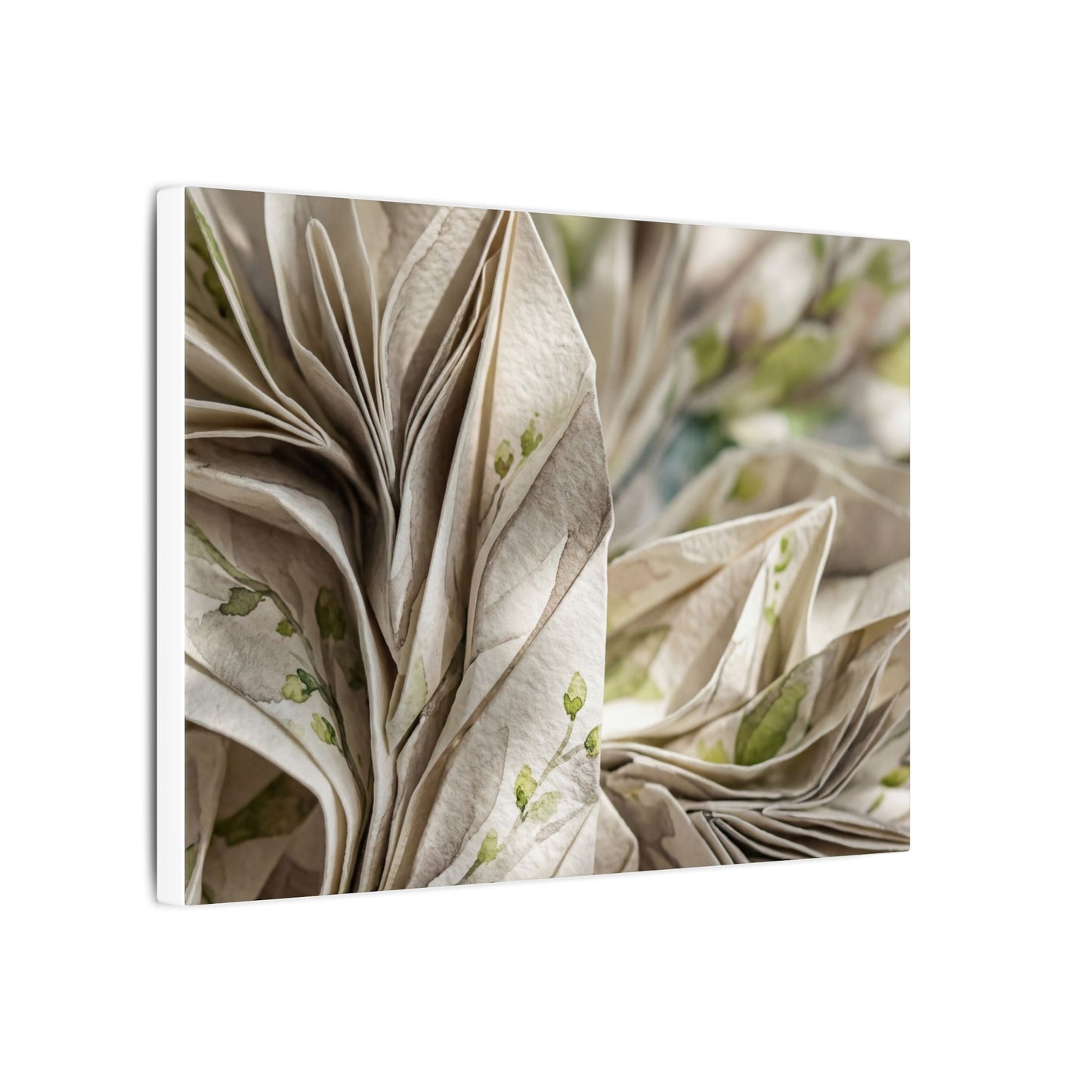 Fukinsei Paper Fold Canvas Art - Japandi Watercolor