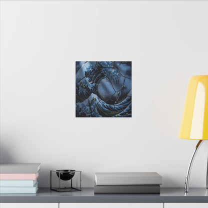 Ocean Wave Spring Canvas Art | Kintsugi Artful Design