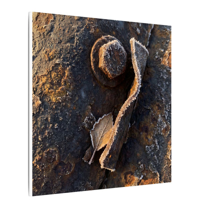 Moody Rust Patina Canvas Art - Moody Minimal Dark Japandi