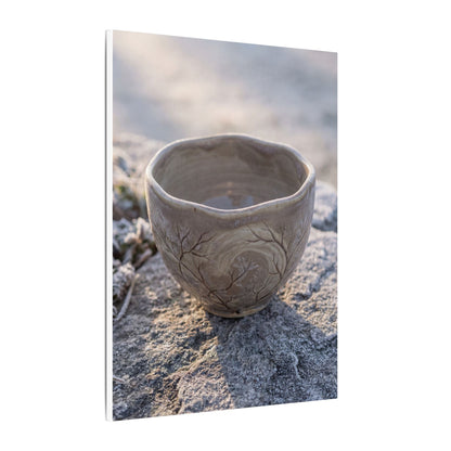 Seijaku Ceramic Bowl Canvas Art - Japandi Japanese Pattern