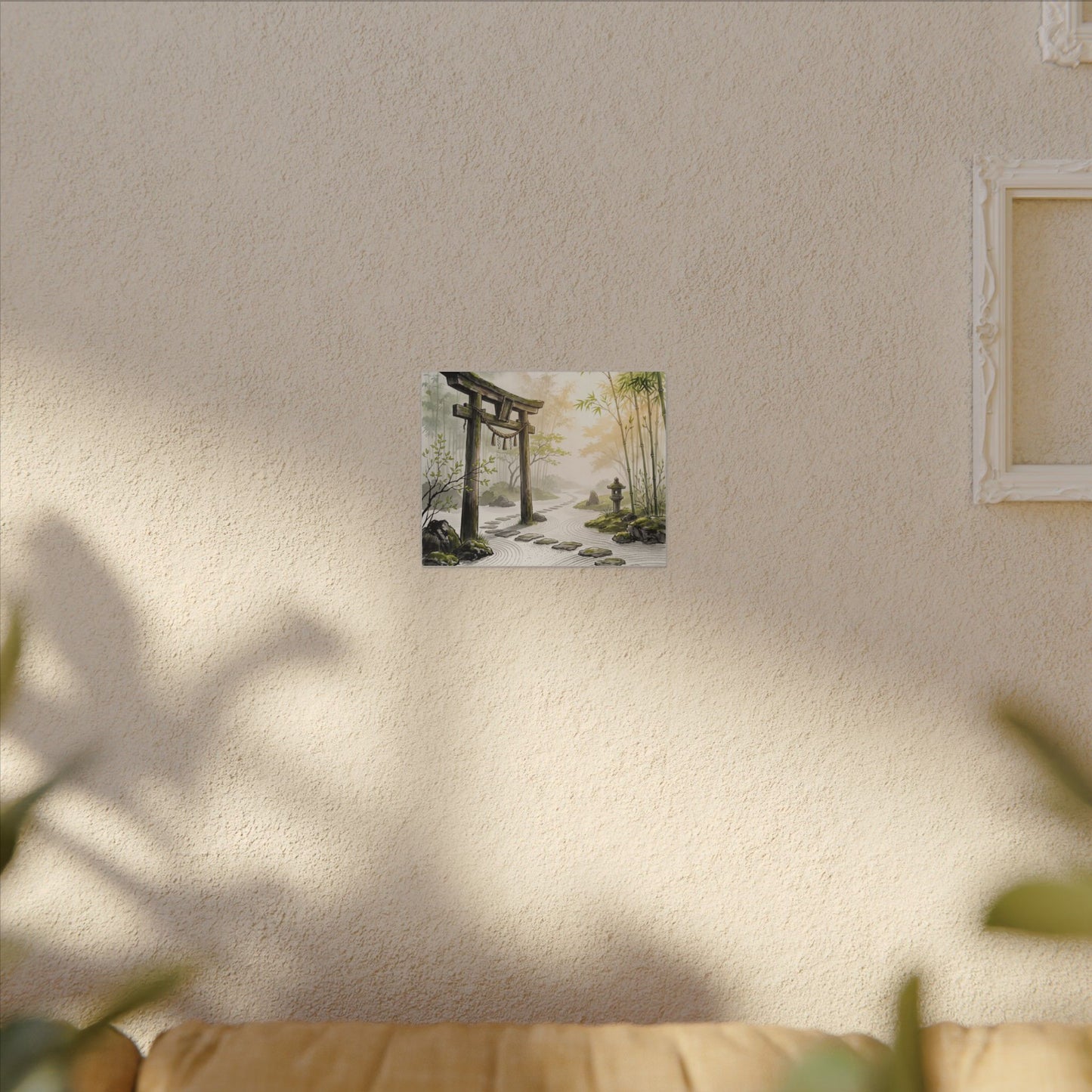 Peaceful Torii Gate Canvas Art - Karesansui Zen