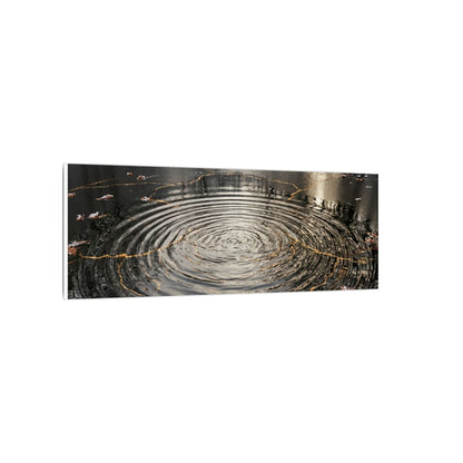 Water Ripple Broken Beauty Canvas Art | Artful Kintsugi Art