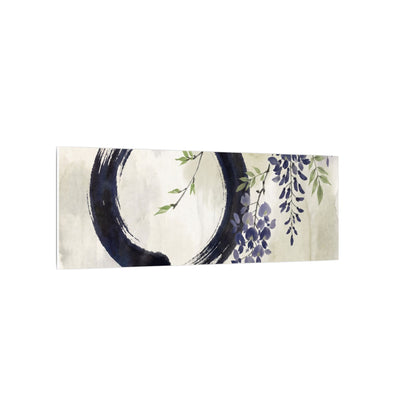 Wisteria Enso Canvas Art | Serene Zen Art