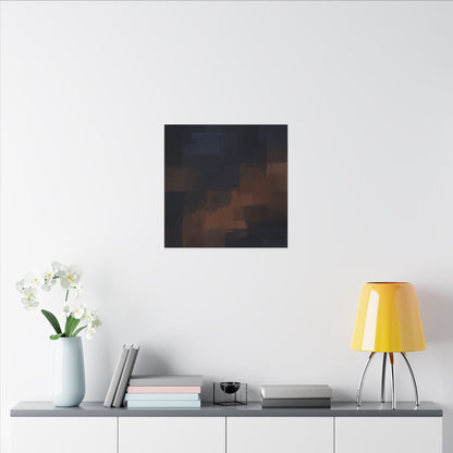 Wabi-sabi Minimal-line Japandi Charcoal Canvas Art