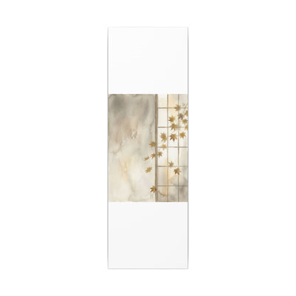 Warm Shoji Screen Canvas Art - Watercolor Japandi