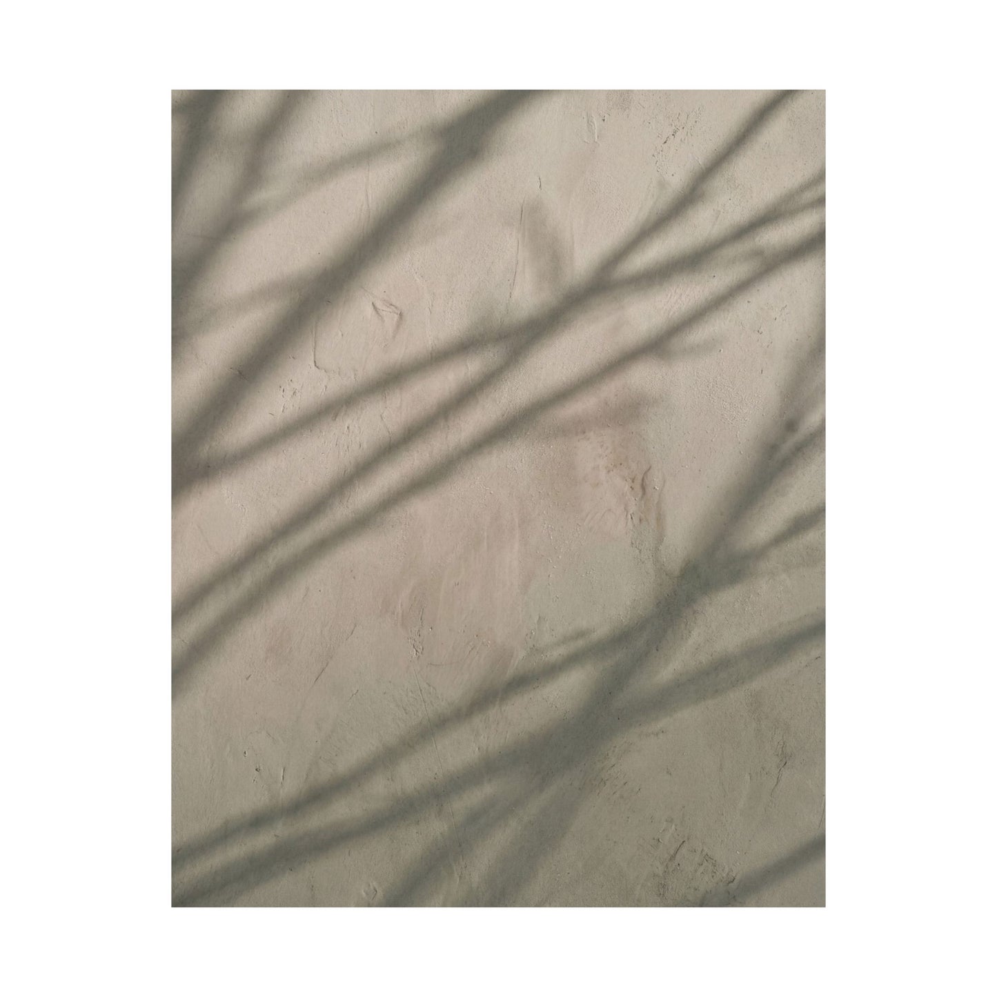 Winter Shadow Play Japanese Pattern Wall Art Print | Warm Decor