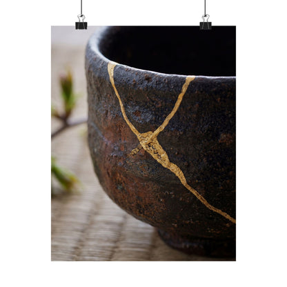 Tea Ceremony Spring Wall Art Print | Kintsugi Artful Design Art Print