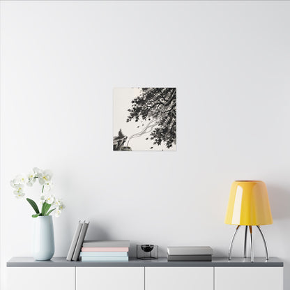 Serene Incense Smoke Canvas Art - Ukiyo E Inspired Zen