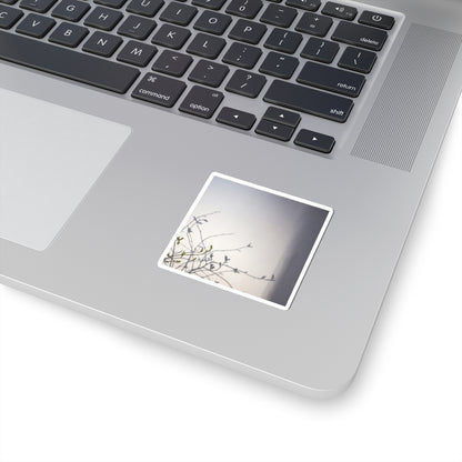 Earthy Shadow Play Sticker - Japanese Pattern Japandi