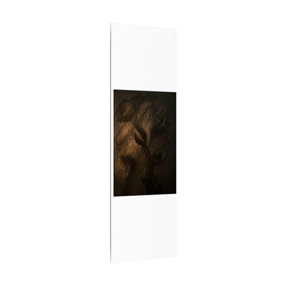 Candlelight Shadow Play Canvas Art - Dark Japandi Ma