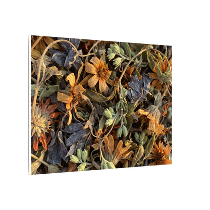 Spring Dried Flowers Japanese Pattern Canvas Art | Warm Decor