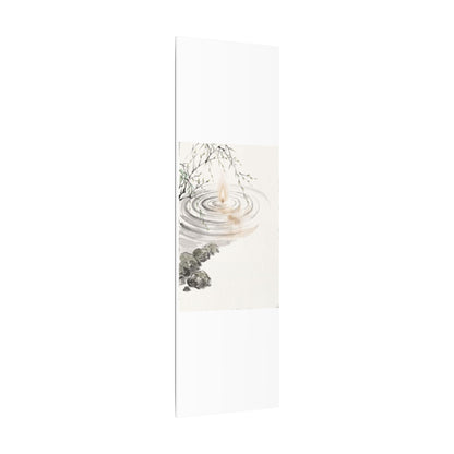 Water Ripple Sumi E Canvas Art | Tranquil Zen Art