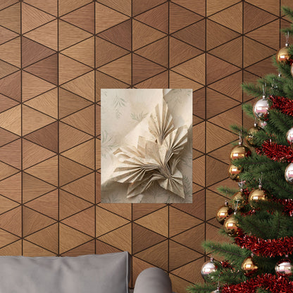 Dawn Paper Fold Wall Art Print - Japandi Fukinsei