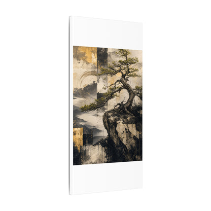 Golden Hour Pine Tree Canvas Art - Japandi Datsuzoku