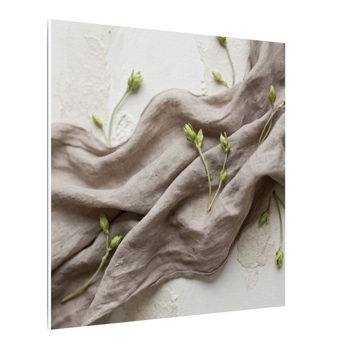 Overcast Silk Drape Canvas Art - Japandi Ma