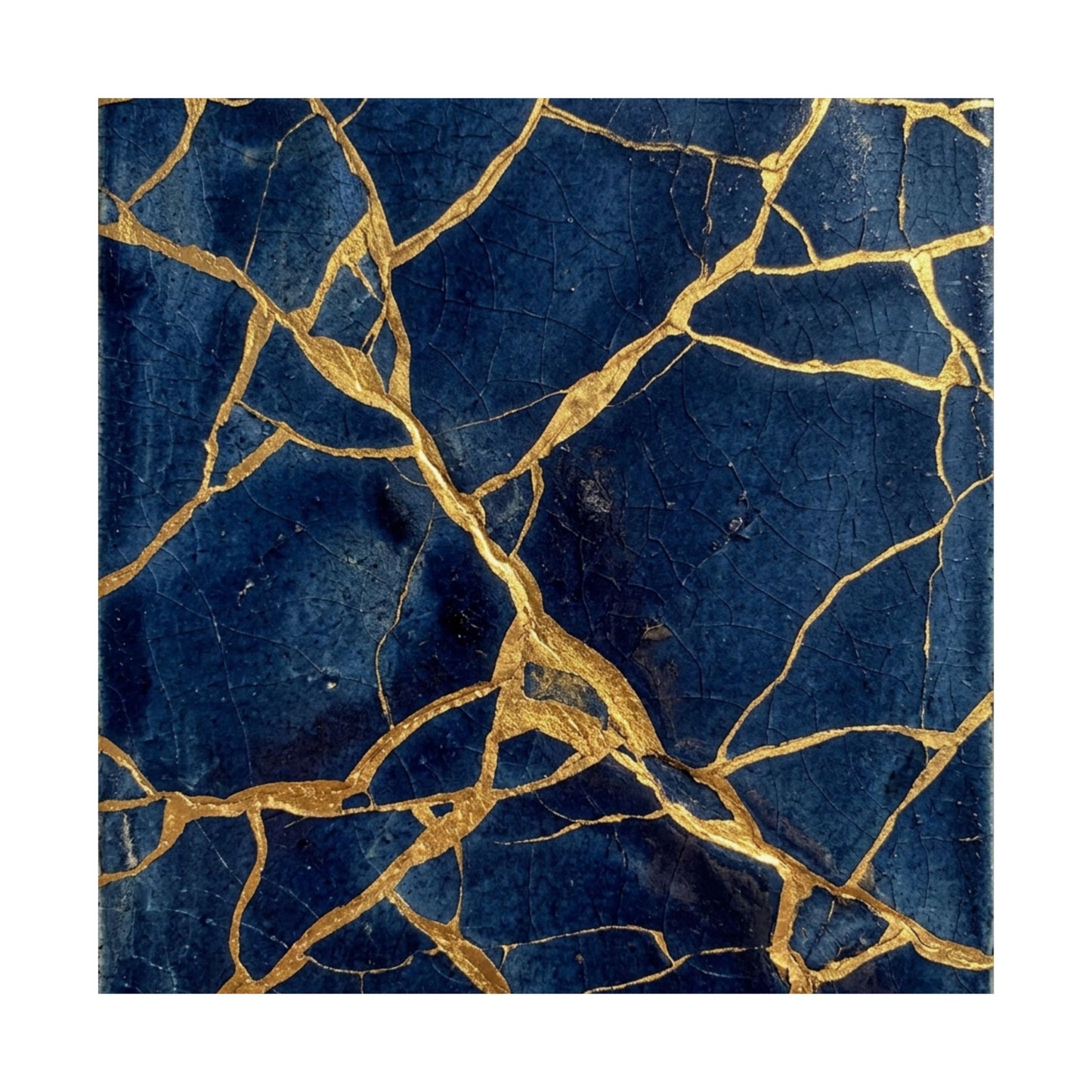 Kintsugi Crackle Wall Art Print