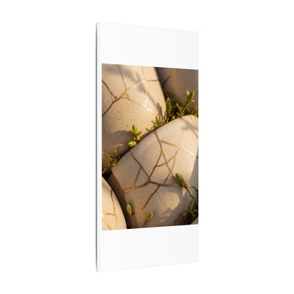 Spring Broken Pottery Gold Vein Canvas Art | Beautiful Decor
