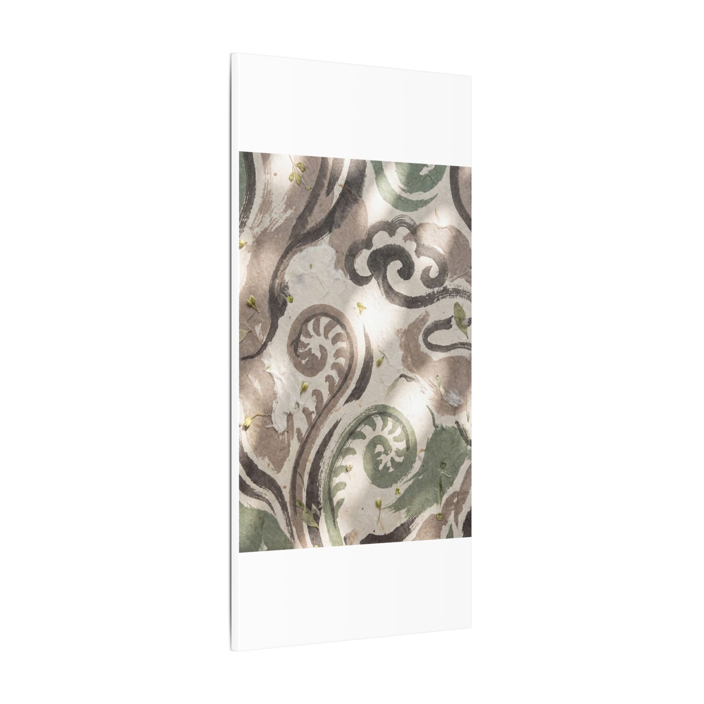 Dappled Ink Brushstroke Canvas Art - Japandi Ma