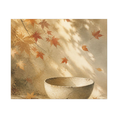 Japandi Ceramic Bowl in Dappled | Watercolor Canvas Art
