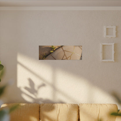 Spring Broken Pottery Gold Vein Canvas Art | Beautiful Decor